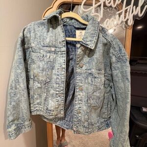 Free people denim jacket. Size small. New with tags